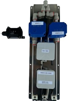 Getränkeumschalter für 2 Fässer Elektro-manuell, ferngesteuert