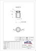 Adapter AG 9/16" UNF / 20mm lang  für Reinigungsadapter,