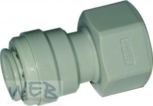 Schraub-Verb. 1/2"-3/8" BSP  AFAB0706F mit Innengewinde