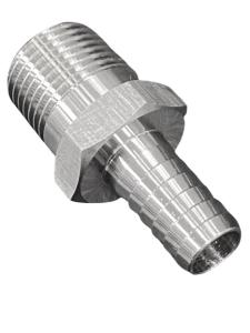 Adaptor Stainless Steel 10,2 mm 3/8" / ID 8,00