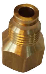 Adapter Brass AG 9/16 "UNF to IG 3/8"-553 / Water filter station