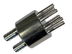 Sodaverteiler 2 x Ein IDØ8 / ADØ10,2mm / 6 x Aus IDØ3 / ADØ10,2mm