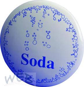 Medaillonplakette Keramik "Soda"