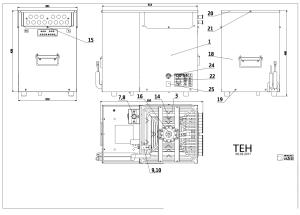 Satellit UTK-OKSI NB406 NEO, 1/2PS 6-leitig