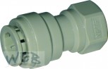 Schraub-Verb. 3/8"-1/4" NPTF  AFA0604 mit Innengewinde