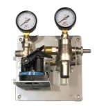 Wasserfilterstation / Tafelwasser-Filteranlage + 2 Manometer