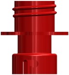 Reinigungsadapter Kunststoff CC BIB - Tank rot