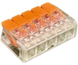 Verbindungsklemme / 5-Leiter-Klemme, mit Betätigungshebeln