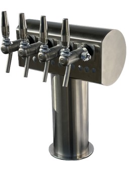 Barium Zapfsäule 6-ltg. / Verwendungsfertig / Verschlaucht