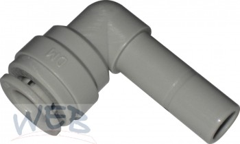 stem to tube elbow connector 3/8"-5/16"