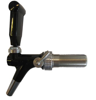 Premix Zapfhahn Speedy AG5/8&acute; schwarz/chrom 35mm