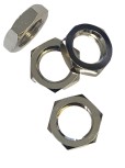 Flat nut hex 1/2"-16BSF to bulkhead fitting 1/2" BSF