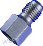Adaptor Stainless Steel 1/2 "CC female + 7/16"UNF outside