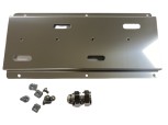 Mounting plate stainless steel incl. Accessories for 2 regulators