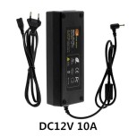power supply 12V/10A with 1m cable + plug