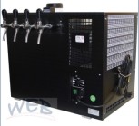 WEB-Festkühler 200L, Green Line, inkl. 4 Edelstahl-Zapfhähne